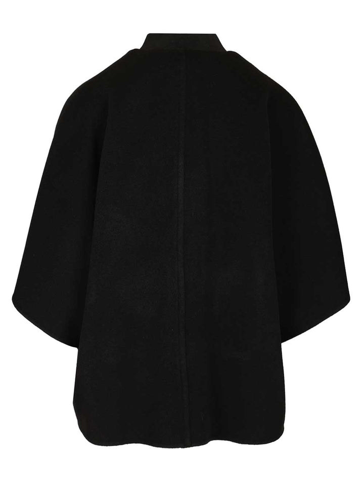 Max Mara Lightweight Cashmere Cape Jackets - Black | e2dcc939ac25dbd1db1ffb71573e0af65d6c3abd