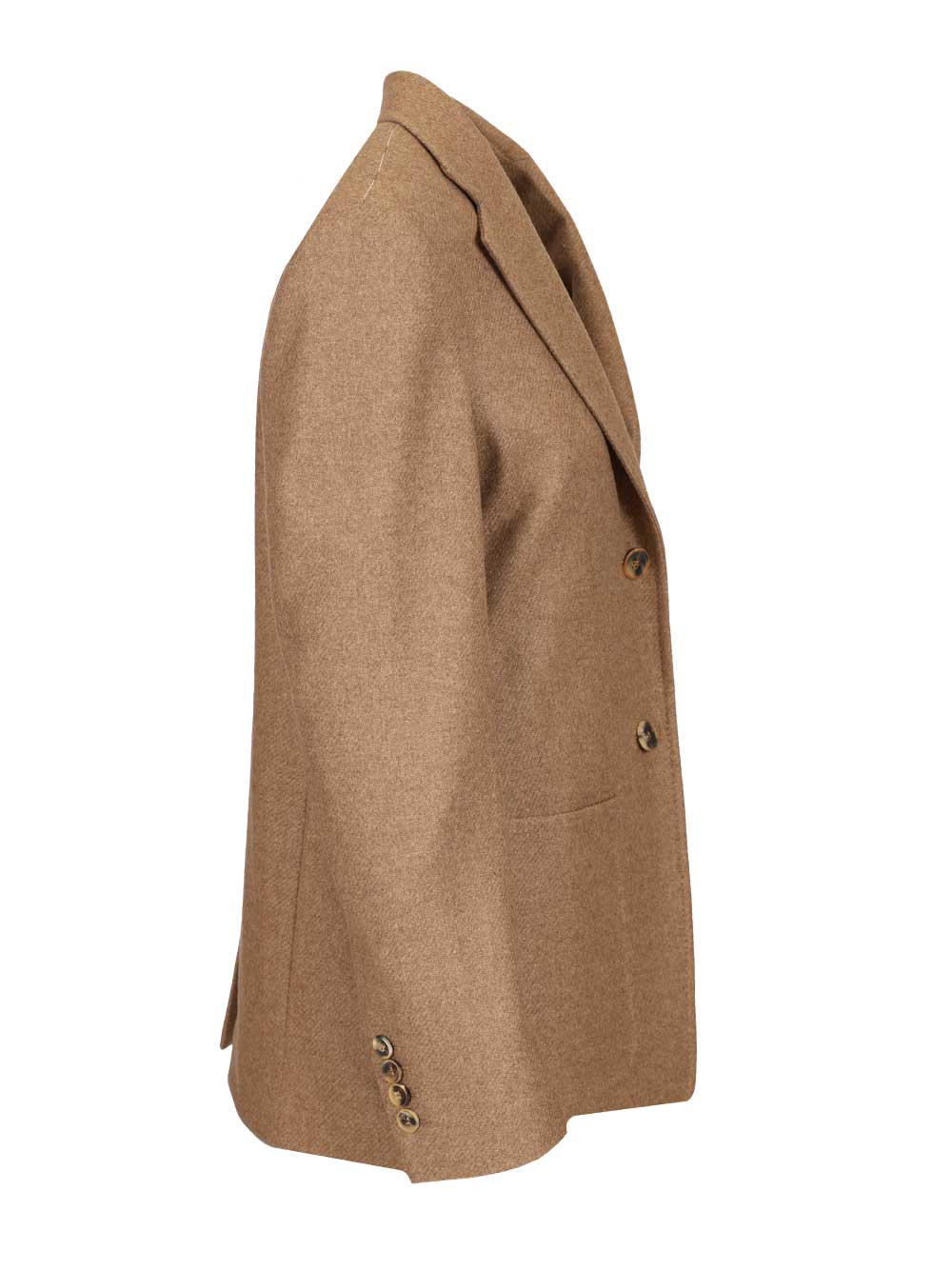 Max Mara Single-Breasted Blazer Jackets - Brown | d9b9bc4858ada9e8144763e44ed61f266fca4ebe