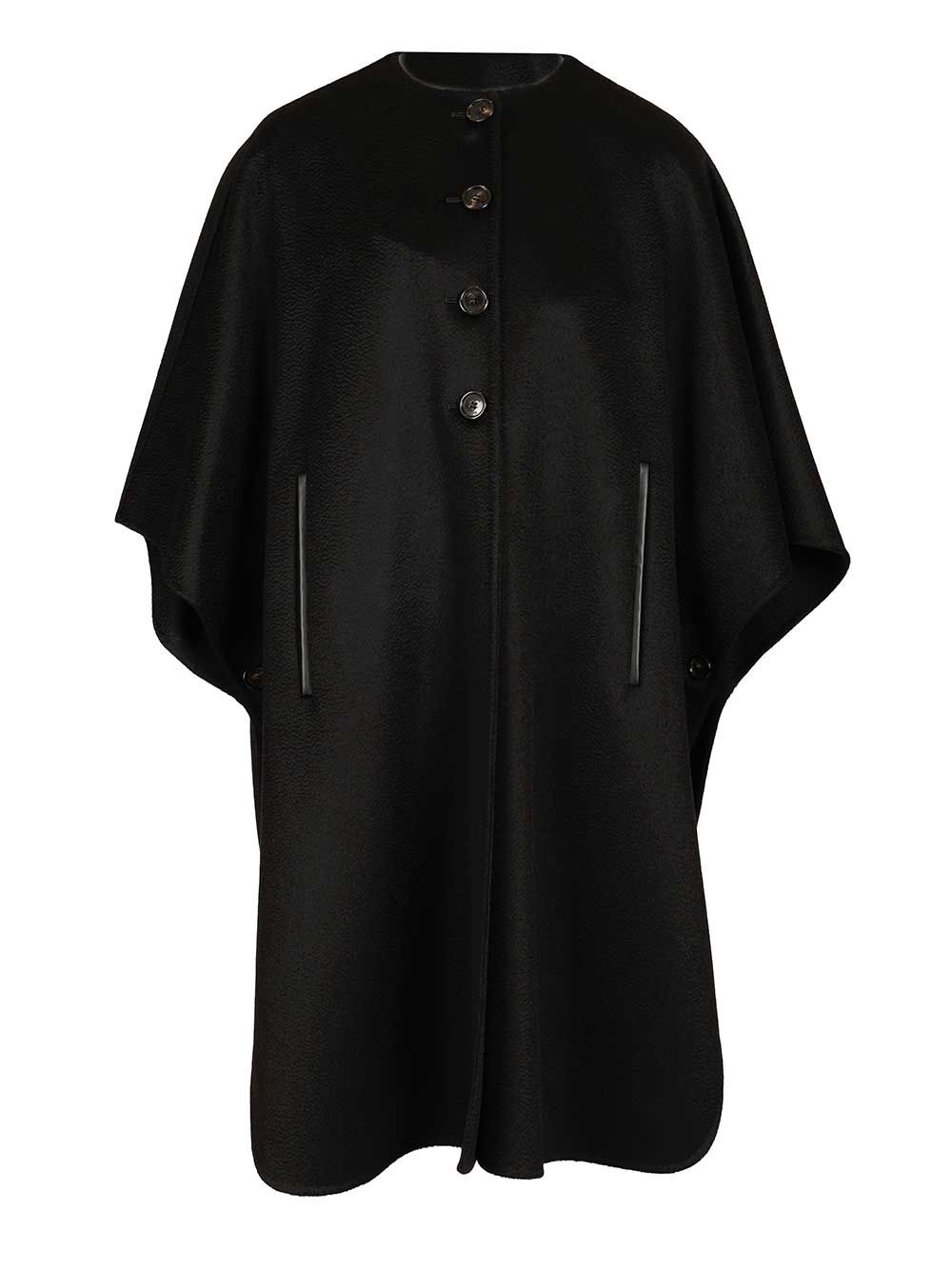 Max Mara Long Cape Scarves And Foulards - Black | 703fb4f1bf64c0b9ce4e10589eb83691e8f9c76c