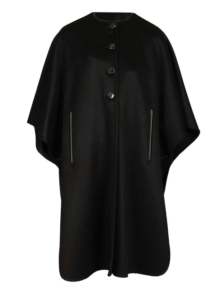 Max Mara Long Cape Scarves And Foulards - Black | 703fb4f1bf64c0b9ce4e10589eb83691e8f9c76c