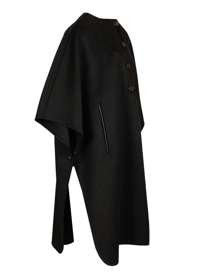 Max Mara Long Cape Scarves And Foulards - Black | 96cc4ca9dd0b46217e40c1dc89256f026e4e44e9