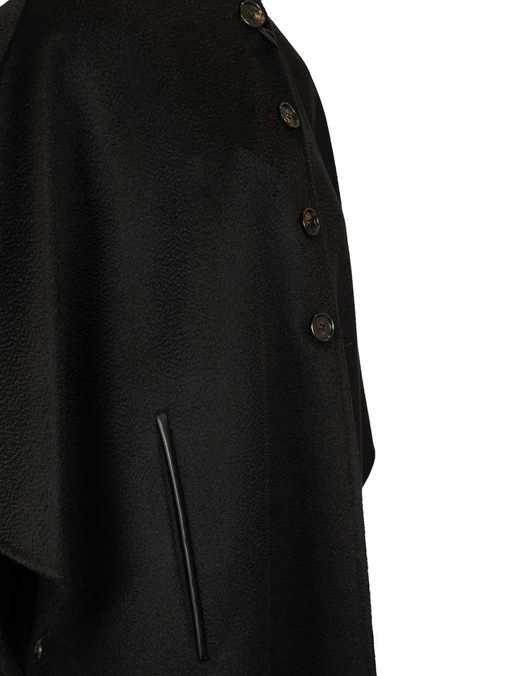Max Mara Long Cape Scarves And Foulards - Black | 408c8c42b2bf630c5d9d46d5a7aab8ac5eaf2eb3