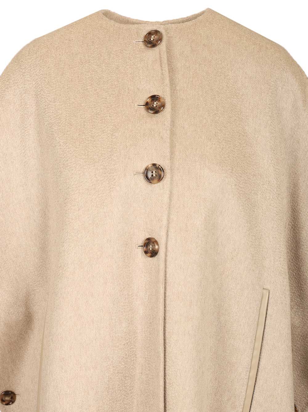 Max Mara Long Cape Scarves And Foulards - Beige | 4b8b3606cfe339aa63744131fd0d125f0ba1096e