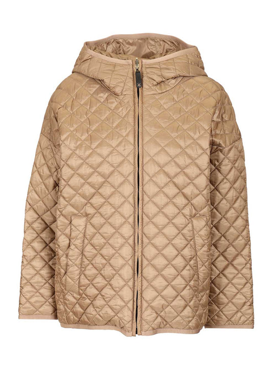Reversible Padded Jacket Coats Beige