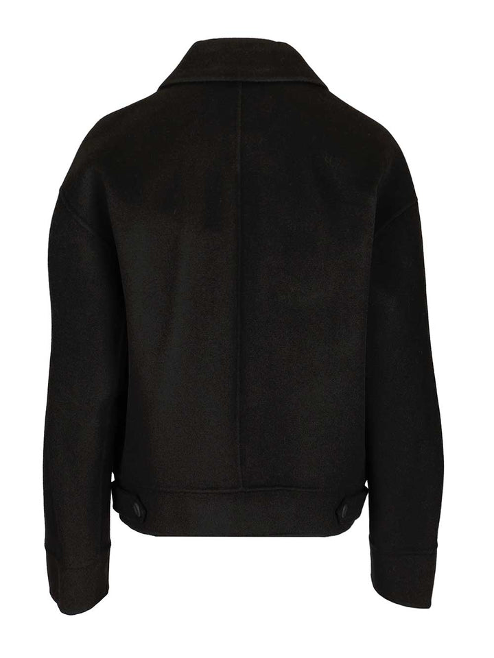 Max Mara Studio Boxy Jacket Jackets - Black | 8980b58b720f4a3c22dc5c9f16e164391d972c59