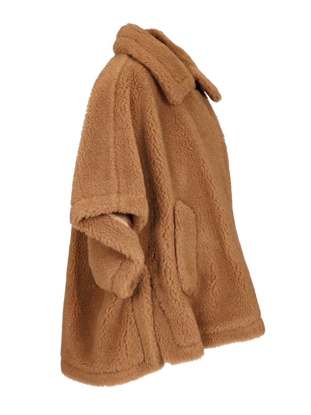 Max Mara Teddy Fabric Cape Scarves And Foulards - Beige | 98ab9a813c12e8d72d35d014e3e8903f8a620c76