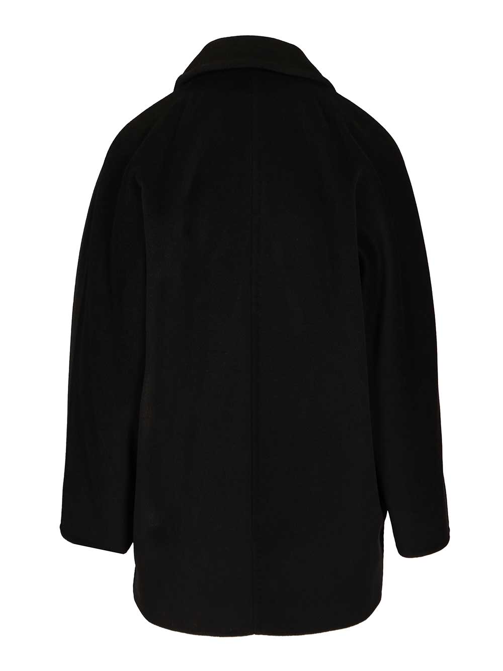 Max Mara Wool And Cashmere Beaver Coat Coats - Black | 3878785a2ed259f304d93a8345908384597d2be3