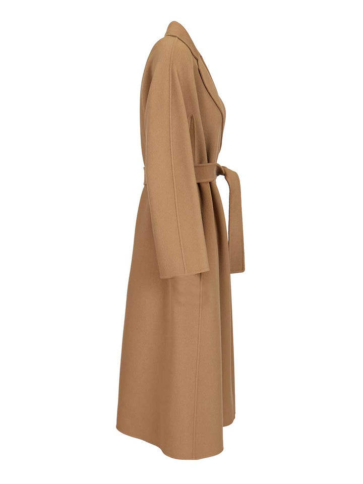 'S Max Mara Wool Drap Midi Coat Coats - Beige | d919c76a08306d3ffa25151fcce59b40dcd3bb8c