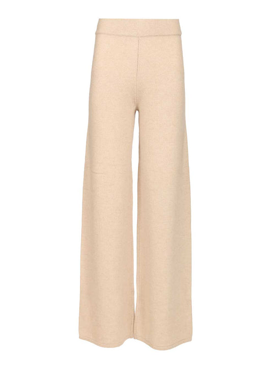 Knit Trousers Knitwear White