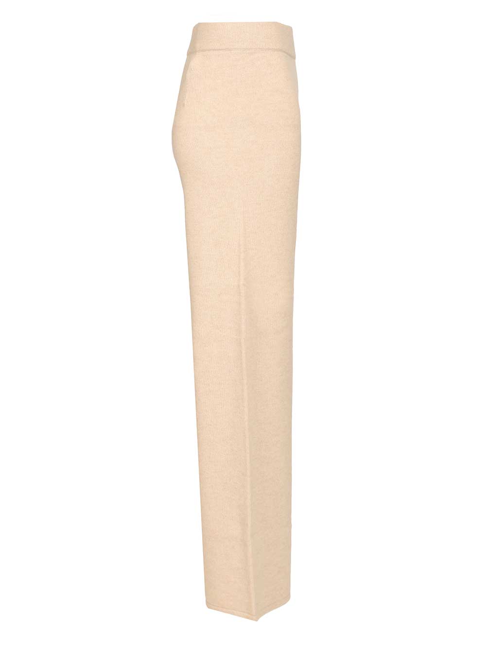 Max Mara Studio Knit Trousers Knitwear - White | df327f1d599afb8e5b11f84778bd9cbc2342e03a