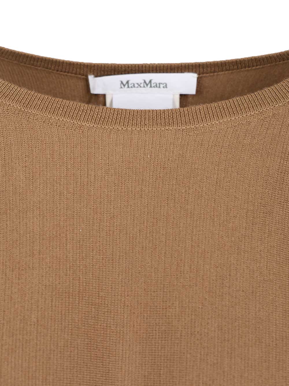 Max Mara Fine Wool Yarn Sweater Knitwear - Brown | cc6baf54fb4eb70a36b1e1f6550c4190eb82adc9