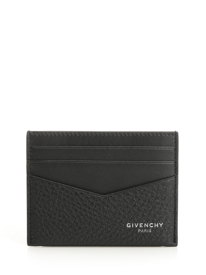 Givenchy Grained Leather Card Holder Wallets - Black | a6d77f3d8c658b06e2c1612c98ead36bc3b20b66
