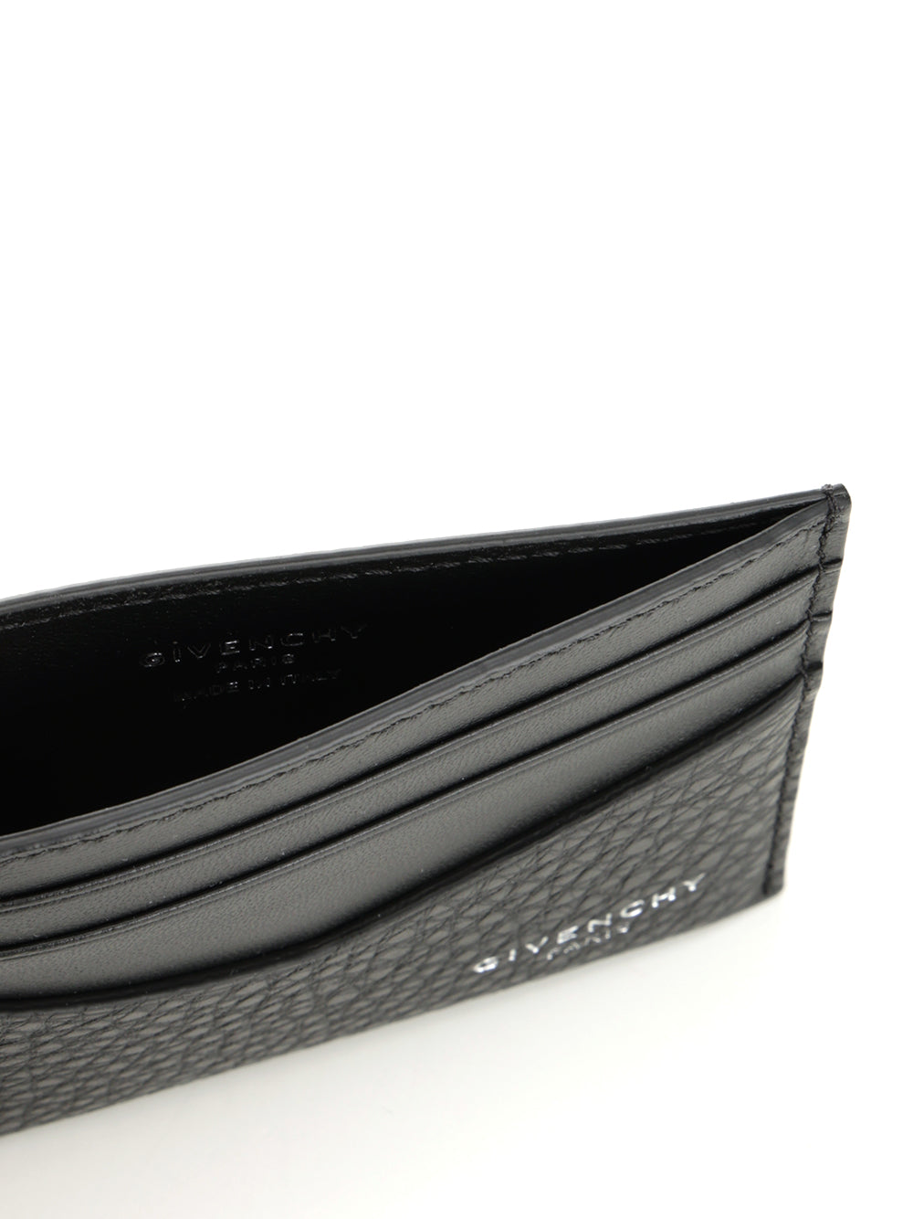 Givenchy Grained Leather Card Holder Wallets - Black | a1c7fdf9fdbc68ac85f09c9345193cec5583c51f