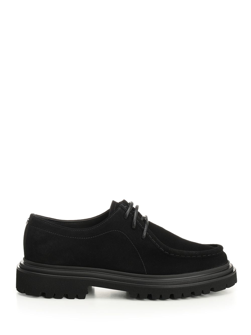 Dolce & Gabbana Calfskin Derby Lace-Up Shoes - Black | d11971fe0362870d2e4d9c4bc28c0745e6875d86