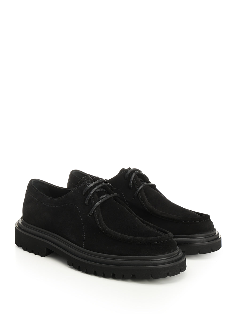 Dolce & Gabbana Calfskin Derby Lace-Up Shoes - Black | 046058e99e8b7629d402aa3b27c0ab05e46422ce