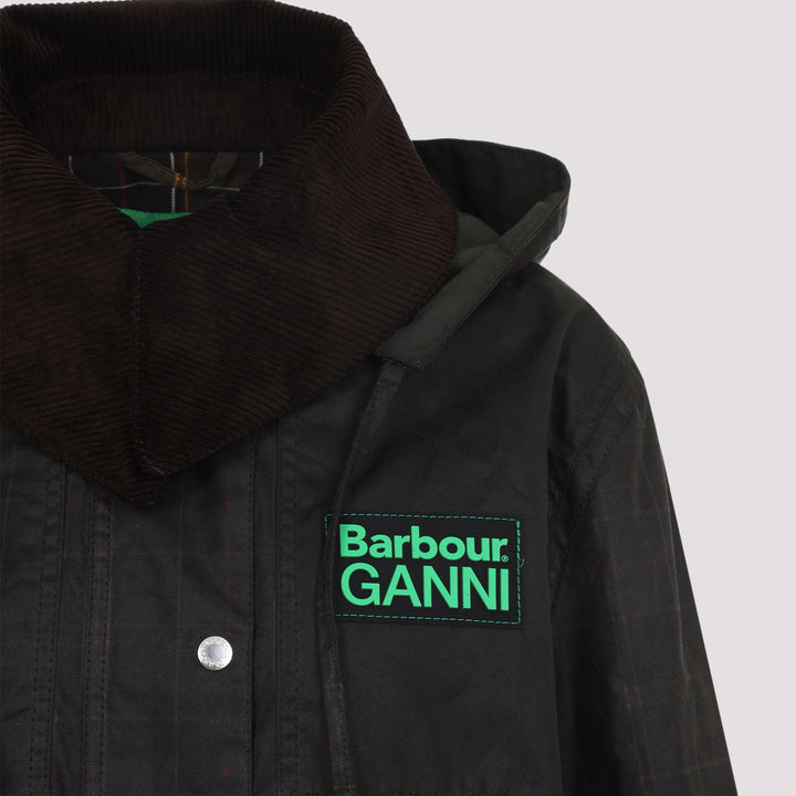 Barbour X Ganni Jackets - Green | 3dabf6dabc1b42d84ba4ef9db6136680cc88a631