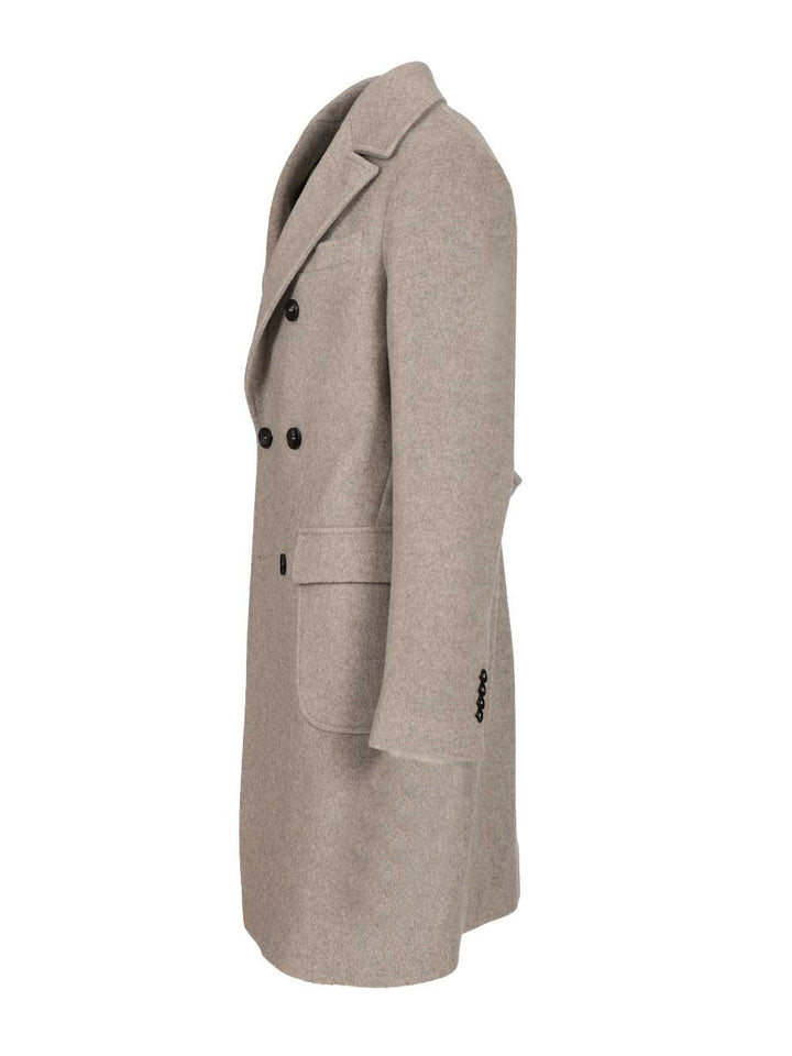 Al Duca D'Aosta Ulster Coats - Beige | 94889d003878dbf0c9fa9225f0476fbbc24544fb