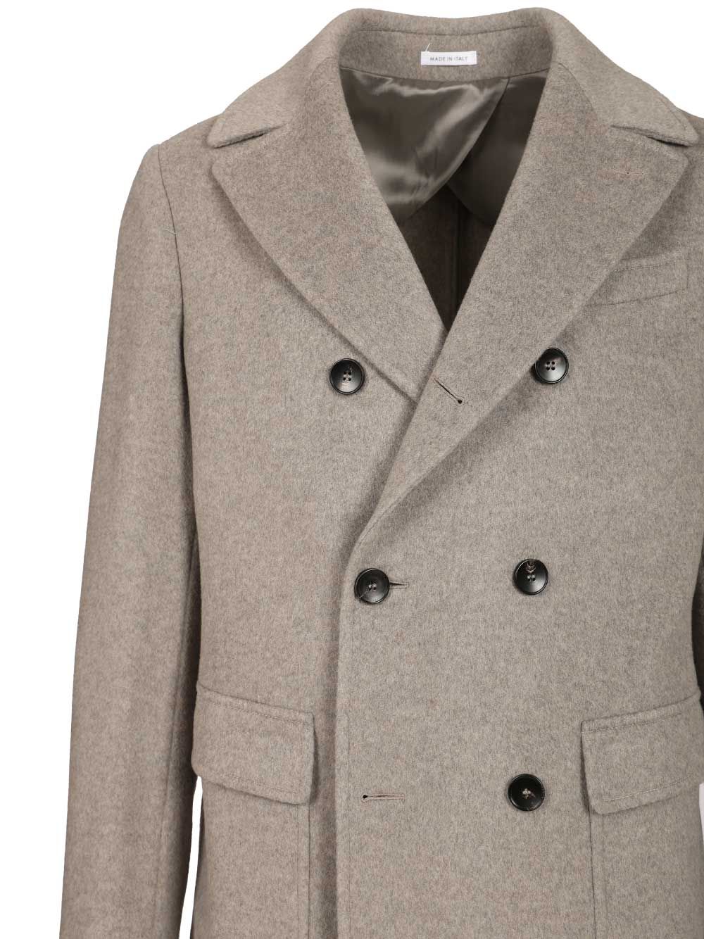 Al Duca D'Aosta Ulster Coats - Beige | d509a5cf927408d96d155eb5e0052d761cbfa45b