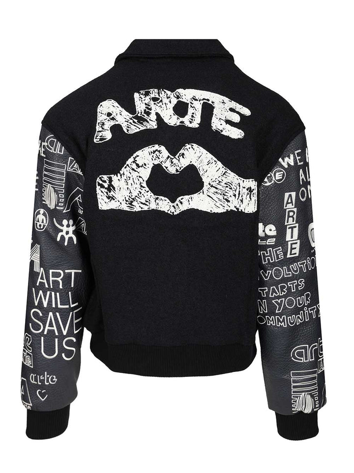 Arte Grafiti Varsity Jackets - Blue | 64d931716c95a3f39e4e4ff2f063b17c03d36437