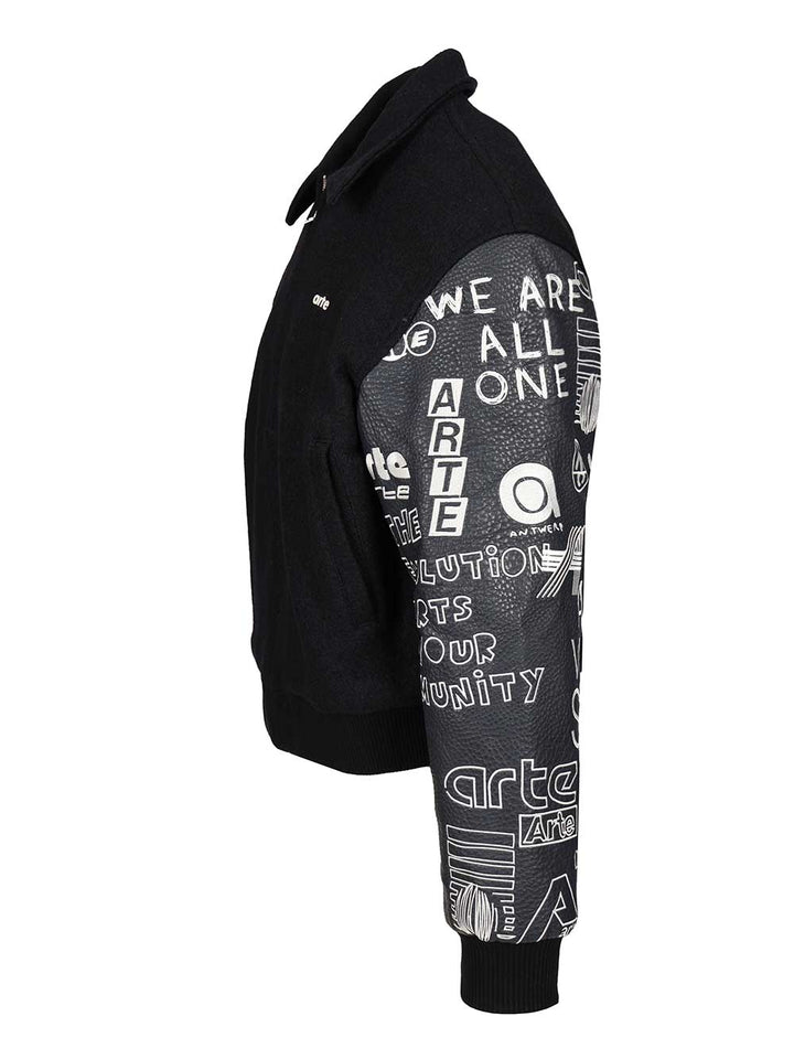 Arte Grafiti Varsity Jackets - Blue | d778db69ad24d0e45ccd6a16cd1d1b7f7decc673