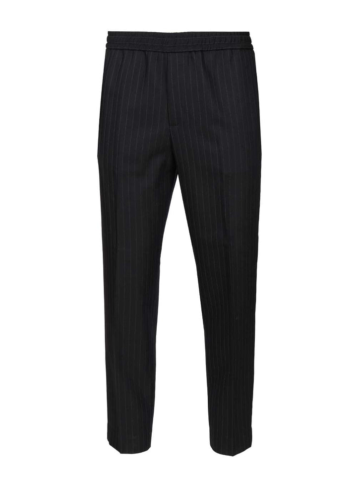 Golden Goose Deluxe Brand Pinstriped Trousers - Blue | b4b87327a491f802bb4a8249d459524b7d13f0e8