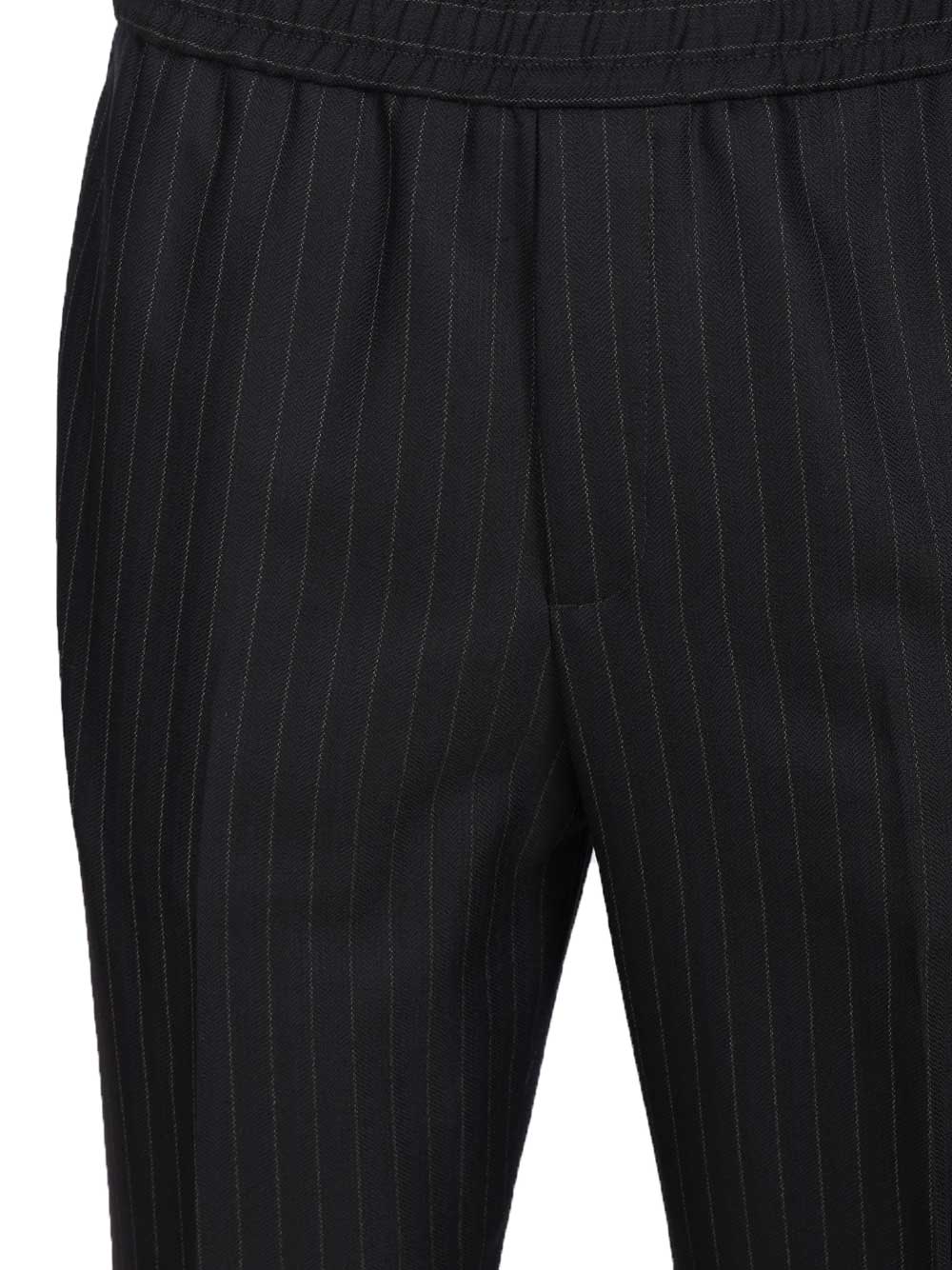 Golden Goose Deluxe Brand Pinstriped Trousers - Blue | bab05b7bbf0472cb8d449aeb93647f5b69e6b111