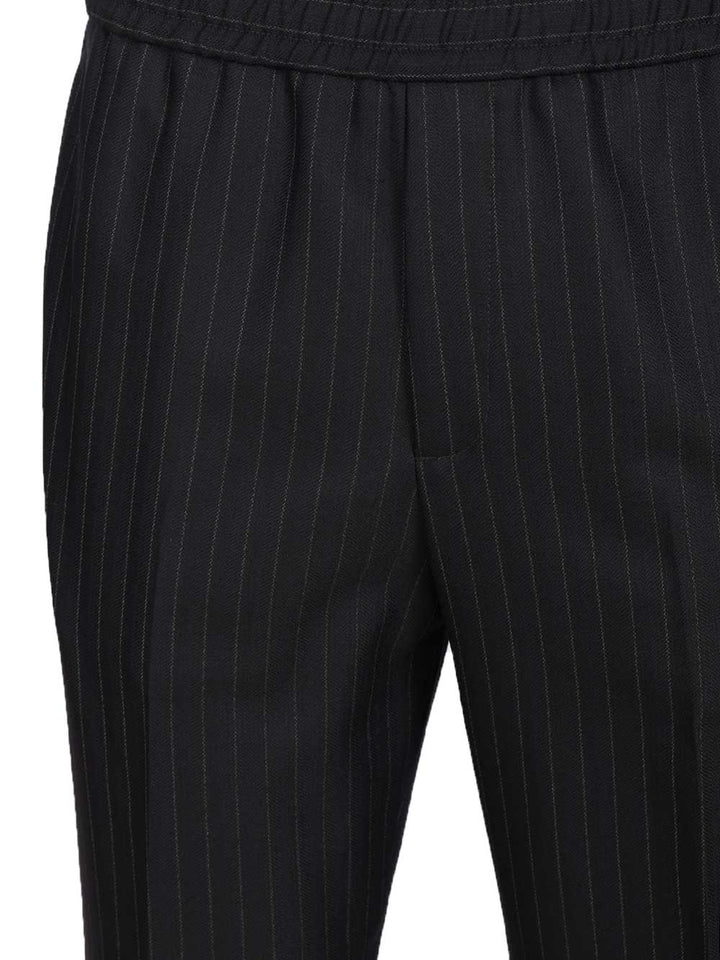 Golden Goose Deluxe Brand Pinstriped Trousers - Blue | bab05b7bbf0472cb8d449aeb93647f5b69e6b111
