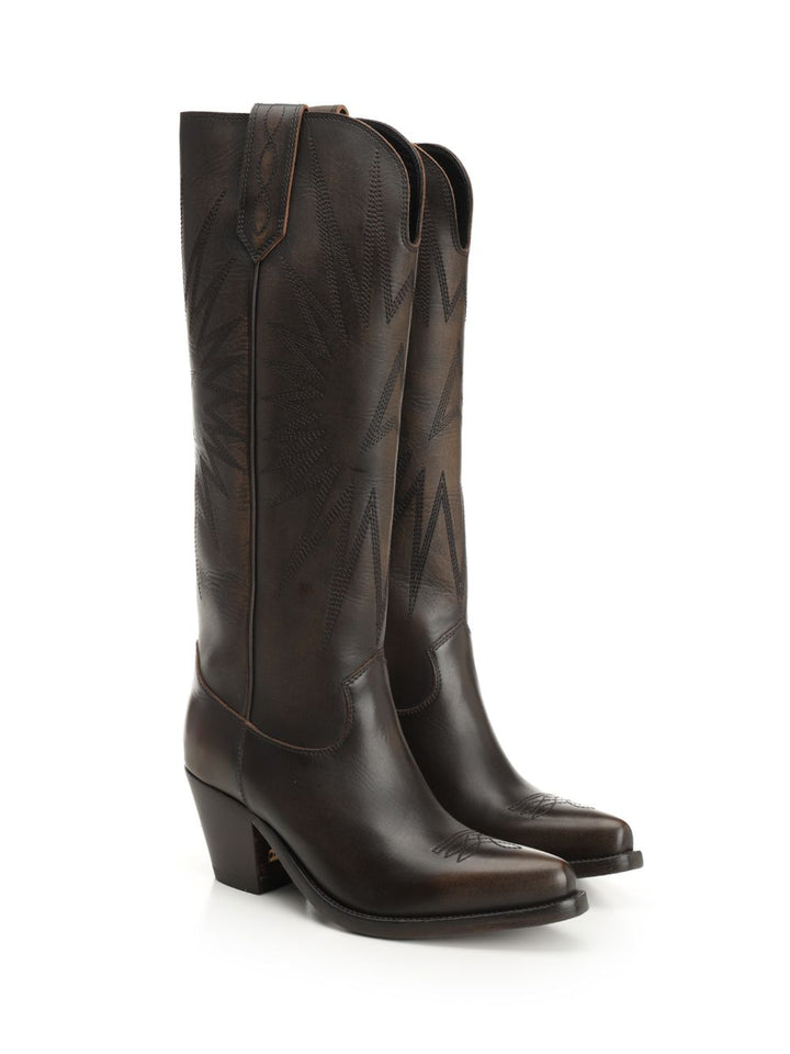 Golden Goose Deluxe Brand Wish Star Boots - Brown | 8c3d70eed37646355b0957245fa4bfb12be96f98