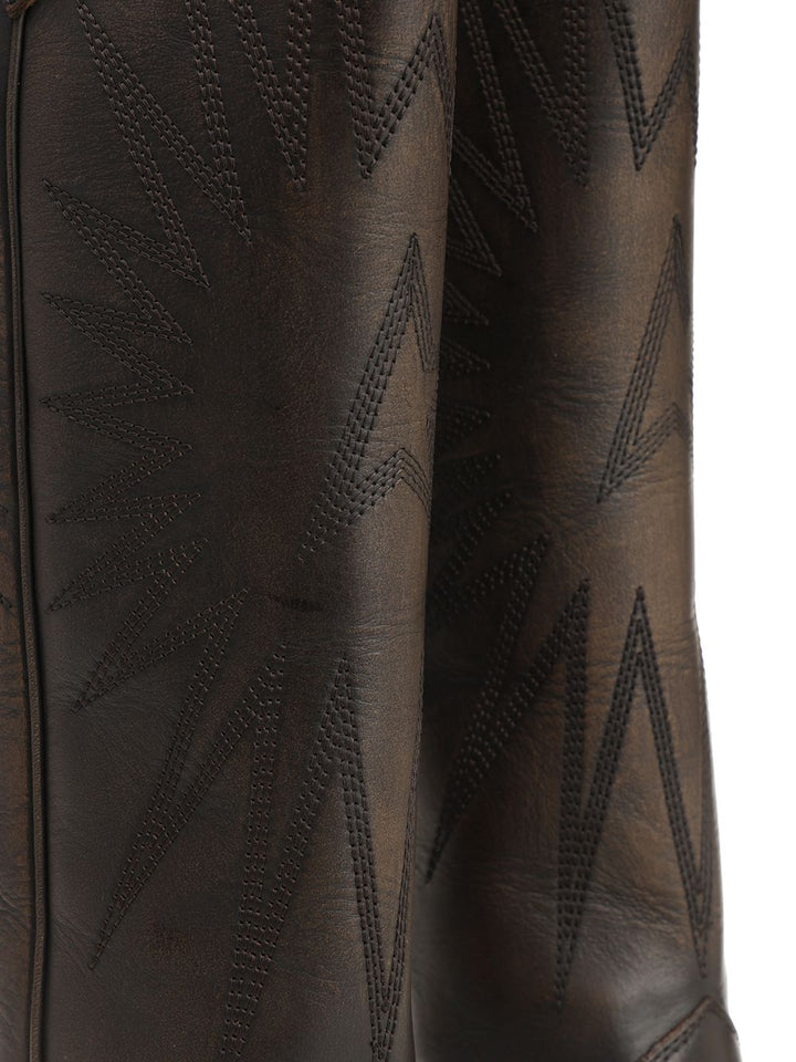 Golden Goose Deluxe Brand Wish Star Boots - Brown | 696e9474533f594d1c7f5cb3e0e0c4572fb3e217
