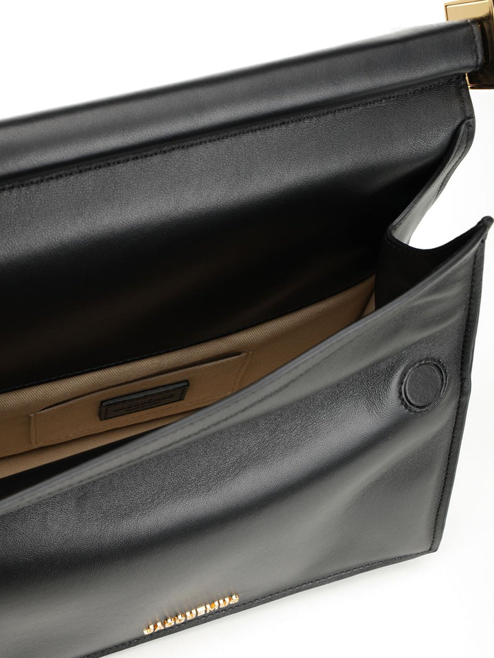 Jacquemus Rond Carré Handbags - Black | 73da4cfd0419d91886a1ddb59ab37b7efb18a263