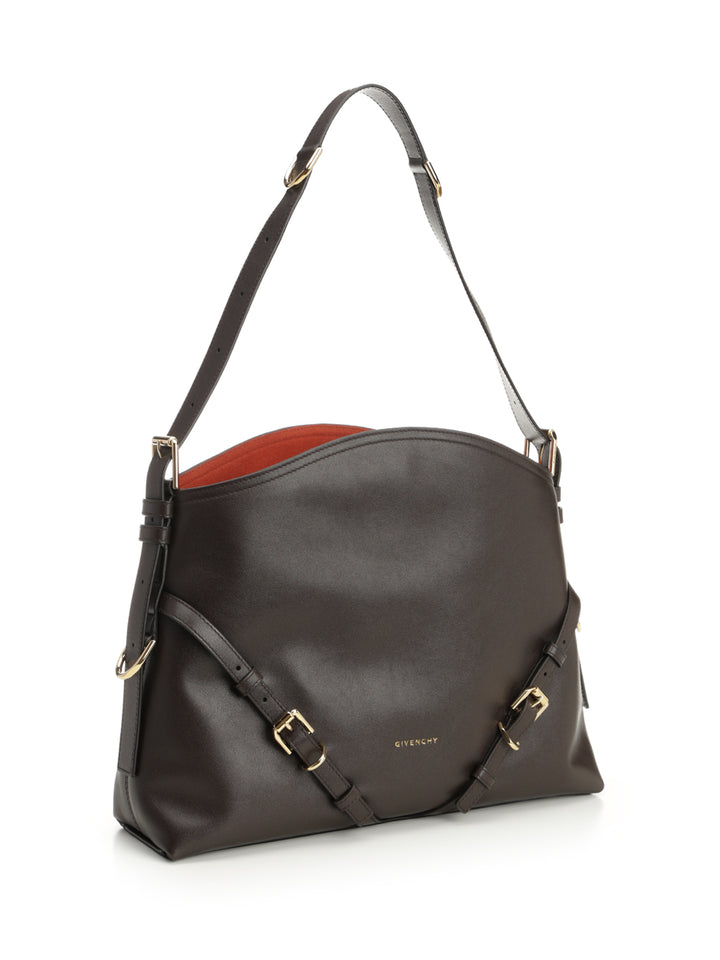 Givenchy Voyou Shoulder Bags - Brown | 155a3b0bede10af3c7a1203aa7fad4fc65441f57