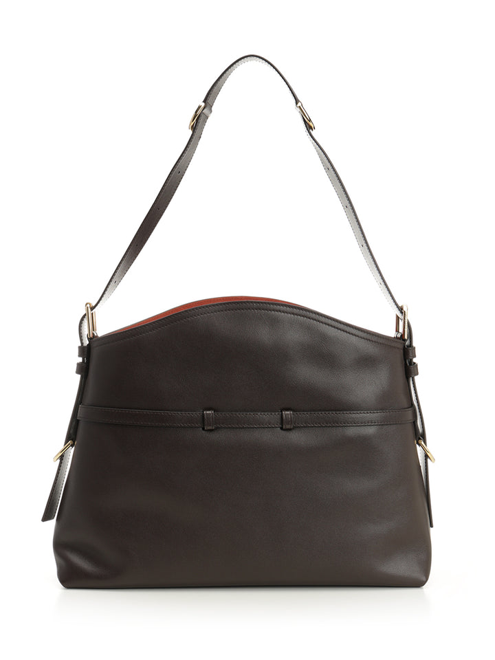 Givenchy Voyou Shoulder Bags - Brown | 88361117eeff832d13fa3eacb58502a7806e48a0