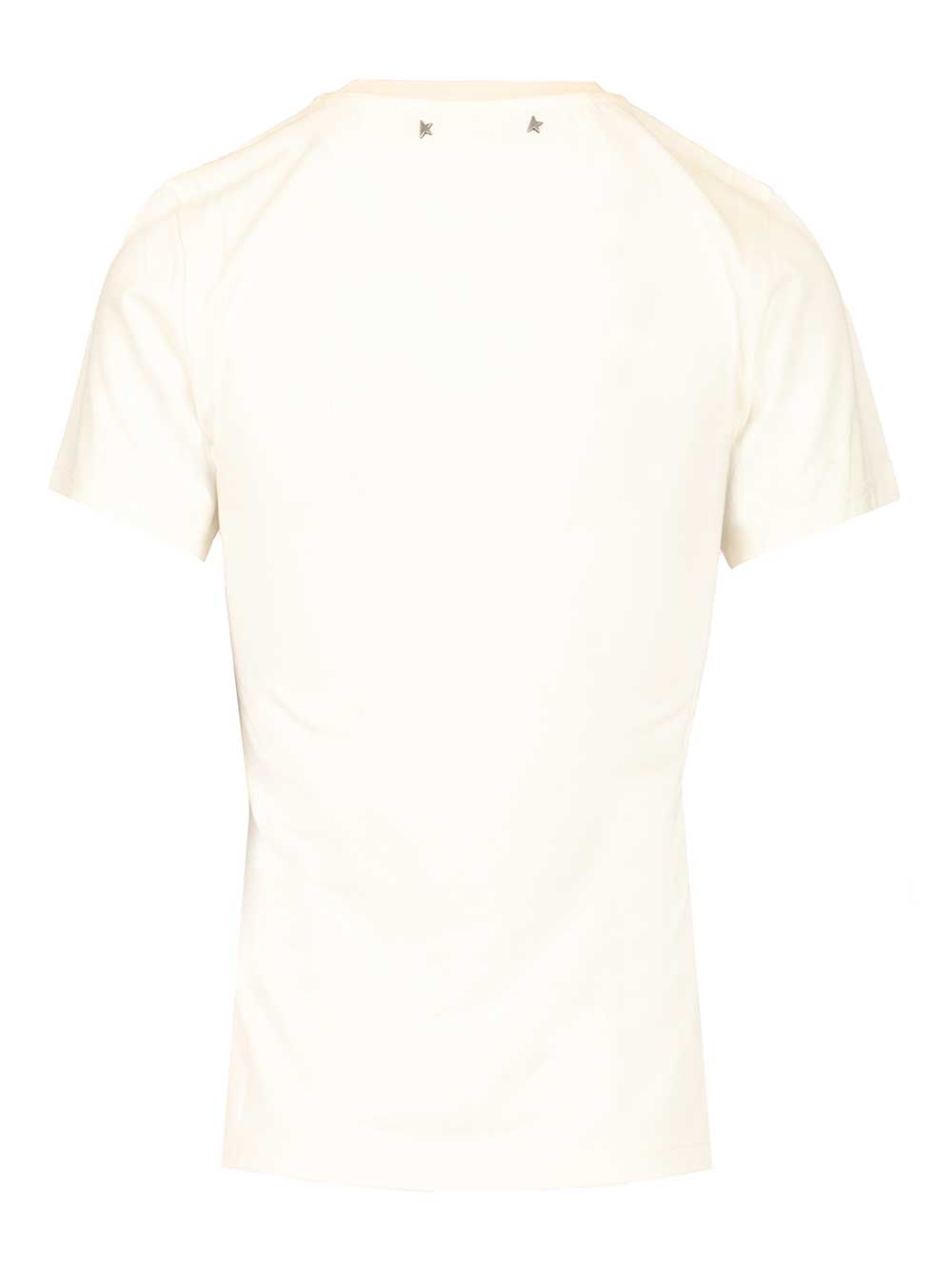 Golden Goose Deluxe Brand Crew Neck Jersey T-Shirt - White | 77d75b73ac7fad1fe7be903c7746039c5a24b4b1