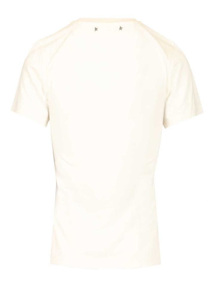 Golden Goose Deluxe Brand Crew Neck Jersey T-Shirt - White | 77d75b73ac7fad1fe7be903c7746039c5a24b4b1