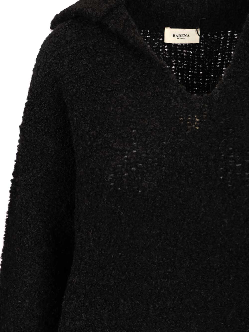Barena Venezia Maura Lanula Knitwear - Black | b6e79ec04079fd483a7de9bb9b670ef0563c61f6
