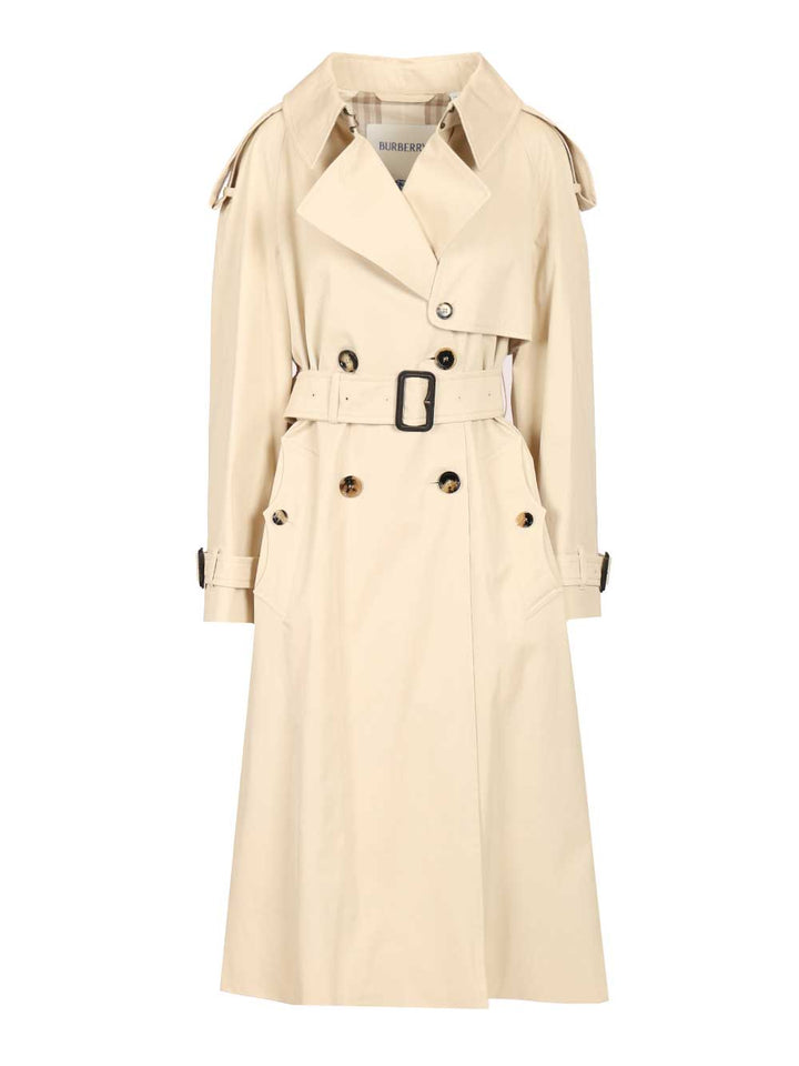 Burberry Fitzrovia Coats - White | 6d7178f6e79c181ec8db272a00873d108aeae614
