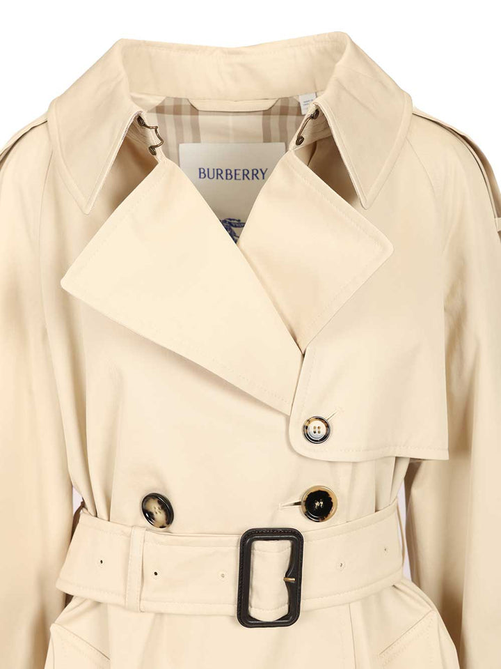 Burberry Fitzrovia Coats - White | 7024957a05a3ee0bba0a2caf43b9fdad8e044153