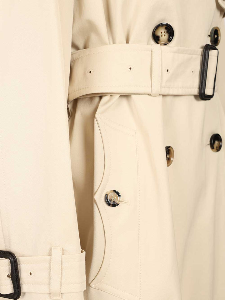 Burberry Fitzrovia Coats - White | 0f24031cfeb31dabe185aab4b808779a11fc9c68