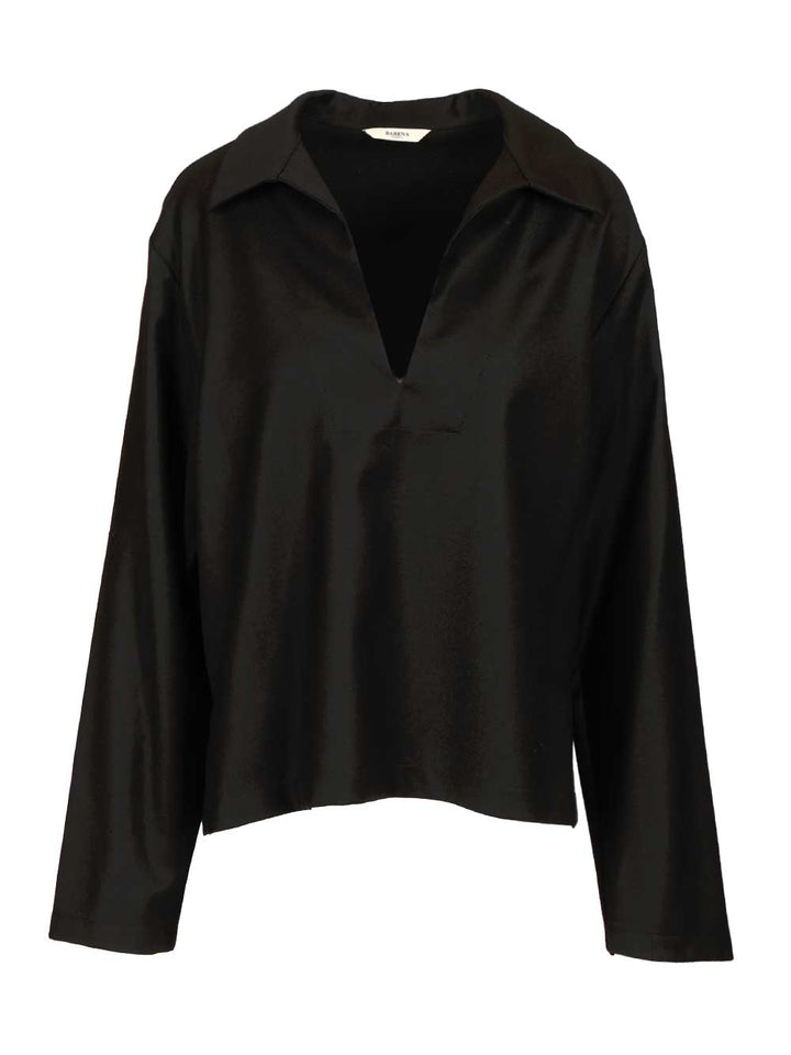 Barena Venezia Eddi Flan Tops - Black | aa815e67ff4f6aaee4c7f41a6bb9de487630fd68