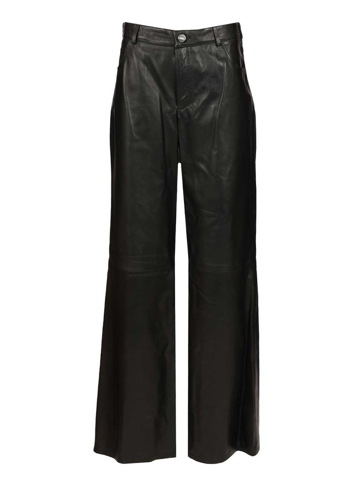 Arma Polly Leather Trousers - Black | f6e7e2068bc9e96a0440e514ffb34a401d1c2a95