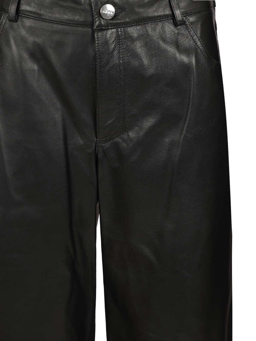 Arma Polly Leather Trousers - Black | 838572f6ef4fe52ffcb8f33a7be56d76405f7560
