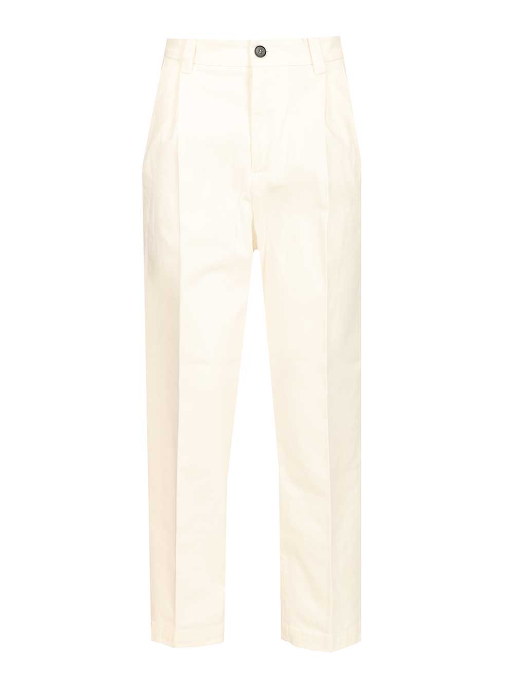Barena Venezia Roxanne Traverso Trousers - White | 653b9d06ca084d65973631947fd90f525b59e2d2