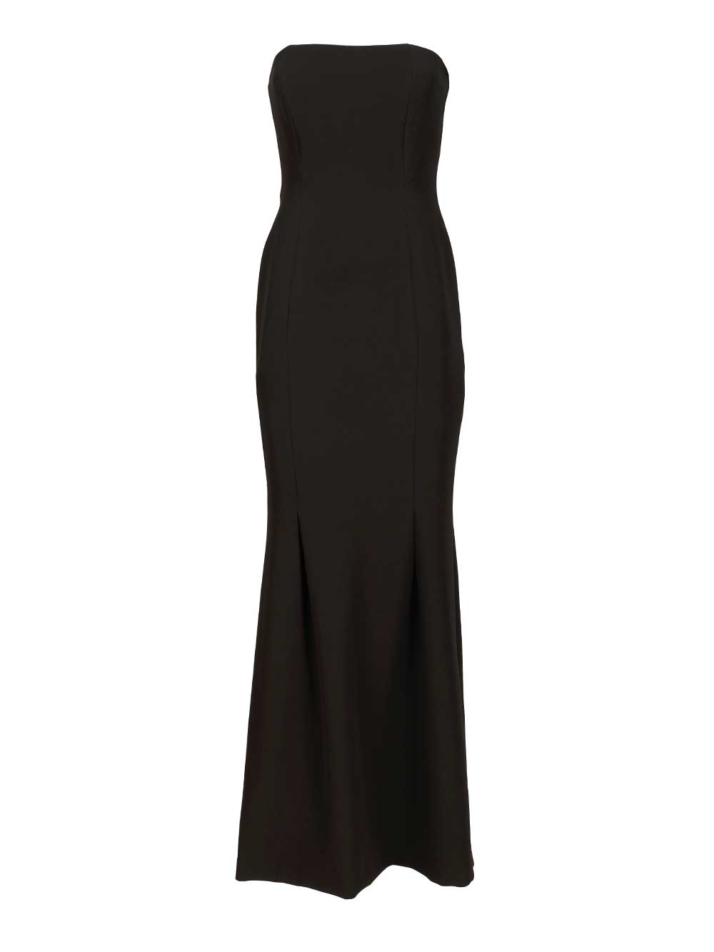 Federica Tosi Long Strapless Cady Dress Dresses - Black | 0632faeed63abcfe49f77f02f7c3426c10b51aec