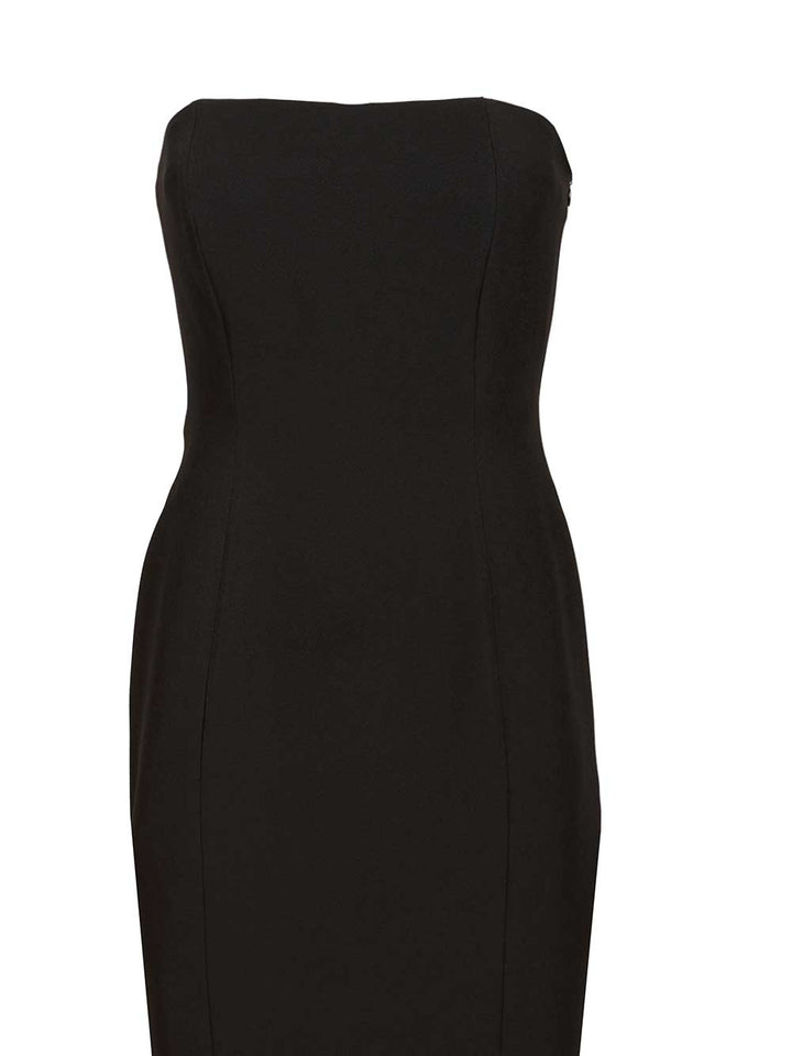 Federica Tosi Long Strapless Cady Dress Dresses - Black | 87625a2fbbf0ddeb30ac41ed2d9c88e1c6c14a3c
