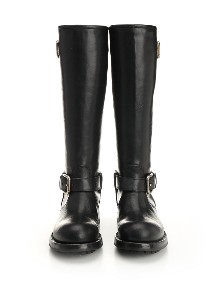 Dolce & Gabbana Biker Boot Boots - Black | 74dc42e1661dfb526c0b19ab273b407f348a8510