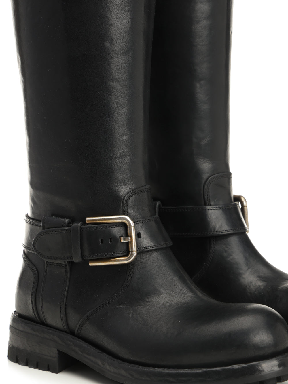 Dolce & Gabbana Biker Boot Boots - Black | 5089b6c9794b16ec8095cb84773b5623657e0793