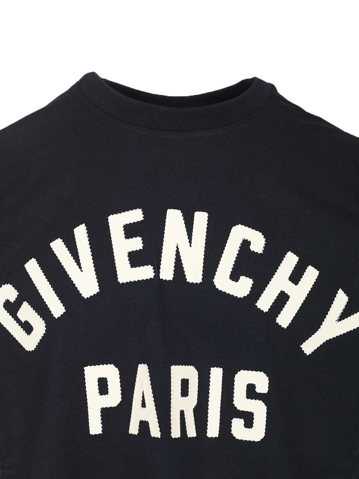 Givenchy Cotton T-Shirt - Blue | 38481ea7124941c78d62cd7c10c2806211c8f408