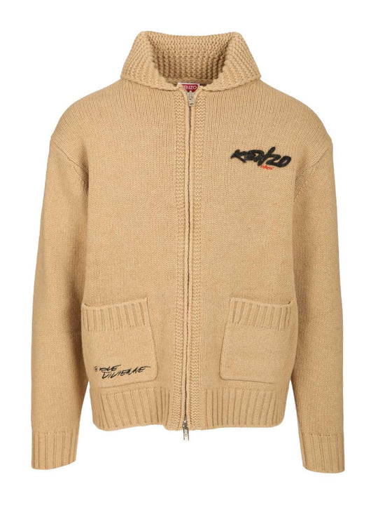 Kenzo Futura Cardigan T-Shirt Beige