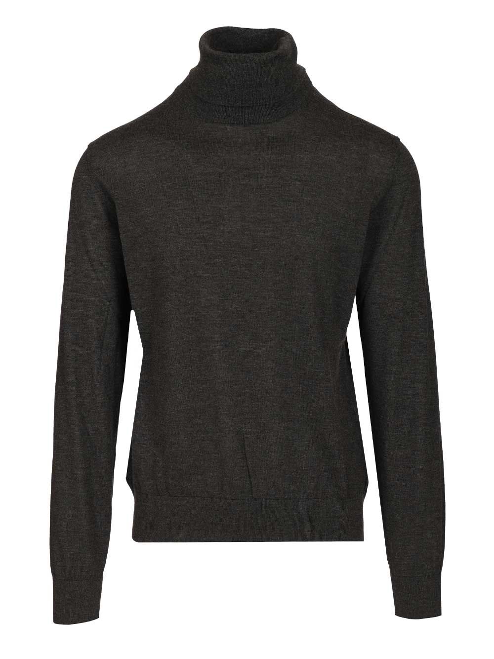 Dolce & Gabbana Cashmere Turtleneck Sweater Knitwear - Grey | a6d5a65f59390cea151b4dfc7e569445db6292ed