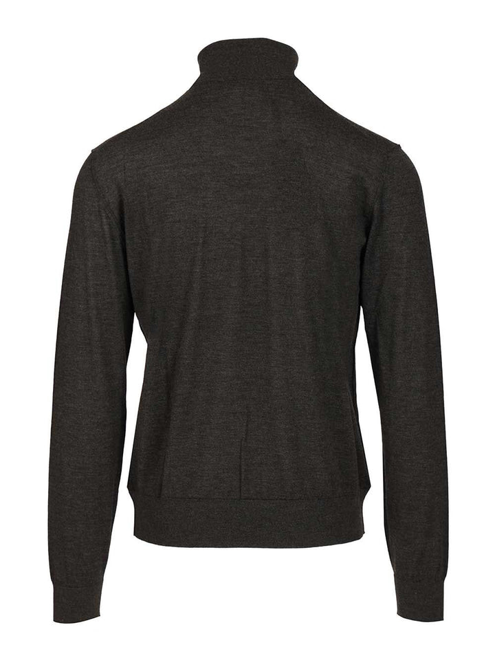 Dolce & Gabbana Cashmere Turtleneck Sweater Knitwear - Grey | 652cfc71e5759405e5eed7f1ac106c47684719f4